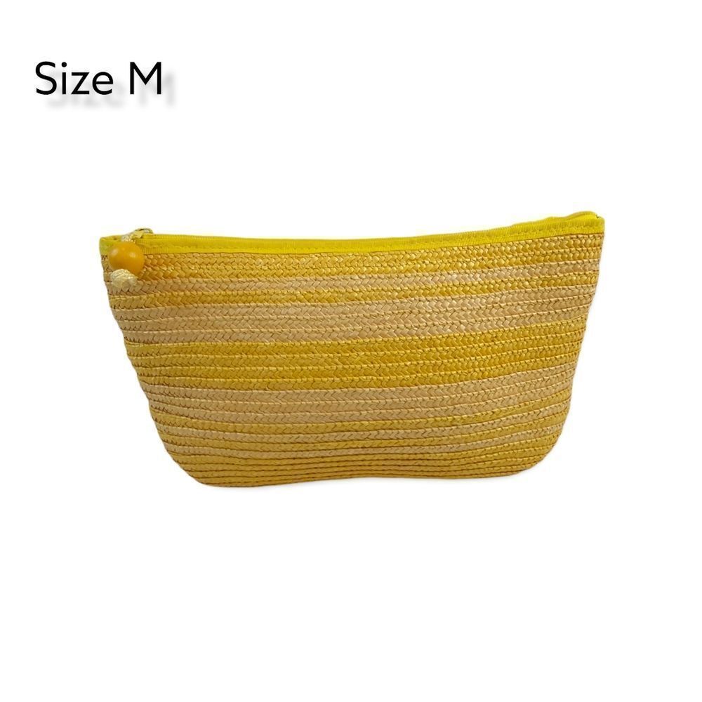 GENIE WOMEN'S Vintage CLUTCH straw handmade MADE IN  Hong Kong